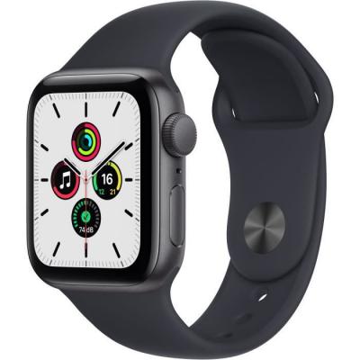 Montre connect&eacute;e APPLE WATCH SE 40MM Alu Gris/Minuit