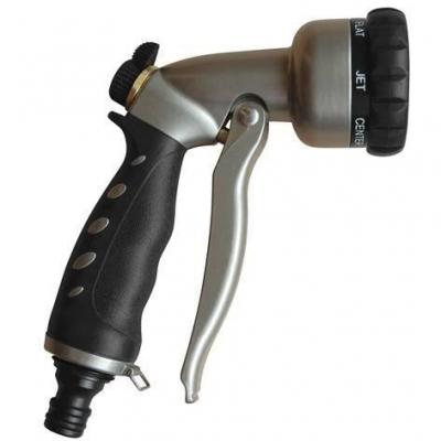 JARDIBRIC  - Pistolet M&eacute;tal Gain&eacute; 7 Jets - Gamme Professionnelle