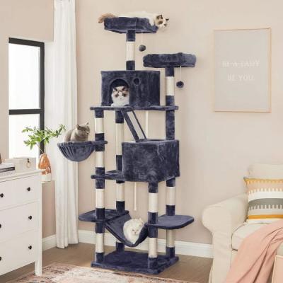 FEANDREA  Arbre &agrave; chat grand, Gris Fonc&eacute;
