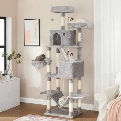FEANDREA  Arbre &agrave; chat grand, Gris Clair