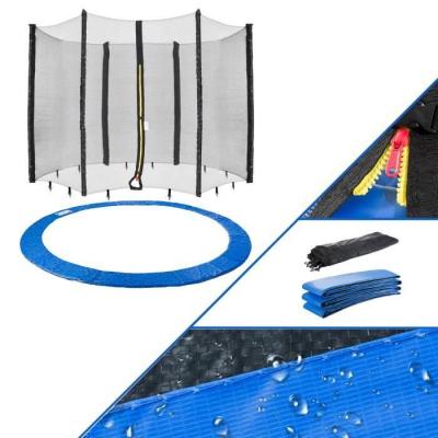 AREBOS  Coussin de Protection pour Trampoline  305 cm + Filet pour 6 tiges
