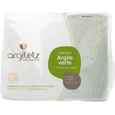 ARGILETZ  2 Bandes d'Argile verte pr&ecirc;tes &agrave; l'emploi -  -