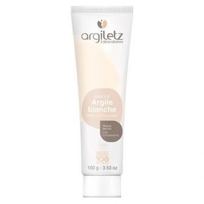 ARGILETZ  Masque Visage Argile Blanche 100g - Peaux ternes et sensibles