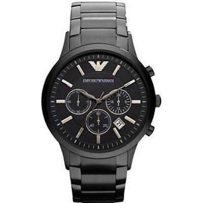 ARMANI JEANS  Montre Renato AR2453 - Homme - Noir