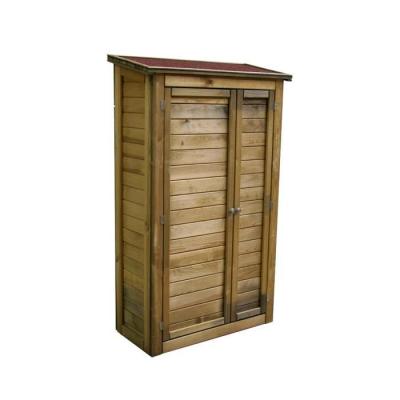 CEMONJARDIN C&eacute;monjardin - Armoire de rangement en bois Lisboa grand mod&egrave;le