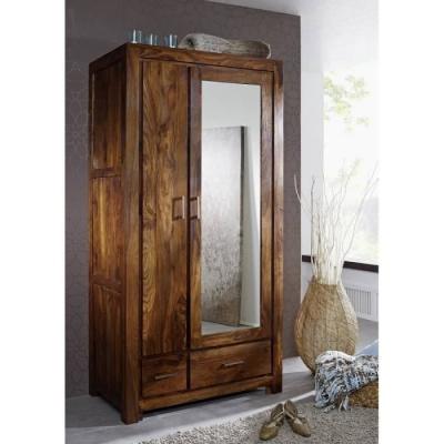 Armoire Penderie 100x61 Palissandre laqu&eacute; Life honey METRO LIFE #165