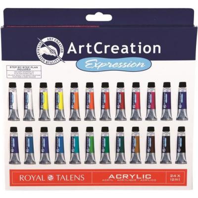 TALENS  Peinture Acrylique Artcreation Expression 24 Tubes