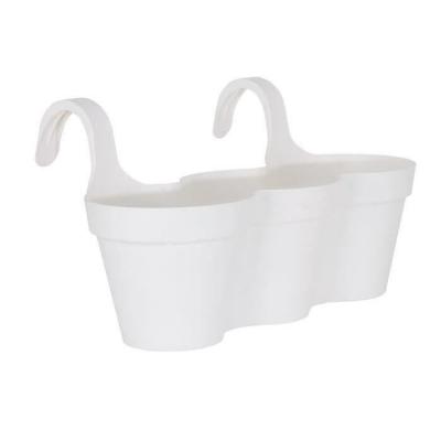 ARTEVASI  Pot Capri Balcon Triple 54CM Blanc