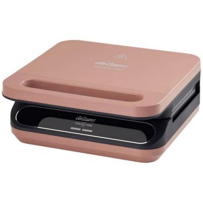 ARZUM  - AR2052- ag Machine &agrave; croque-monsieur rev&ecirc;tement anti-adh&eacute;sif rouge clair