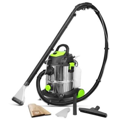 CONSTRUCTOR Aspirateur eau et poussi&egrave;res / shampouineuse 1400W - 20L inox - 18 Kpa avec soufflerie -  