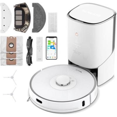 SENCOR Aspirateur Robot Laveur - SRV 9385WH - 4000 Pa - 200 min - 70 db - Blanc