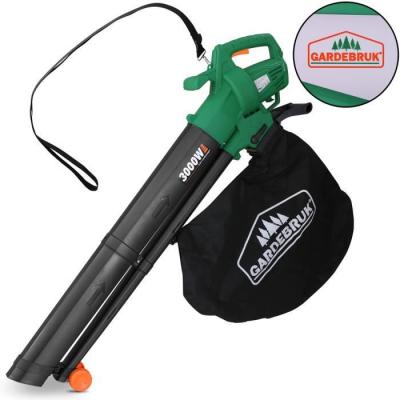 GARDEBRUK Aspirateur souffleur broyeur 3en1 avec bandouli&egrave;re sac 45L