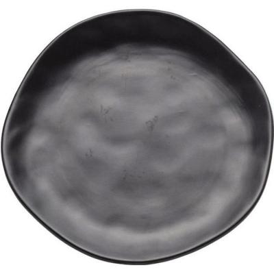 KARE DESIGN Assiettes Organic noires 26cm set de4 