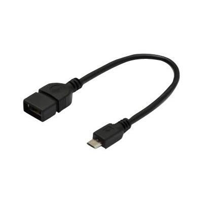 DIGITUS Assmann OTG - C&acirc;ble USB Micro B M&acirc;le vers USB vers Femelle (20 cm)