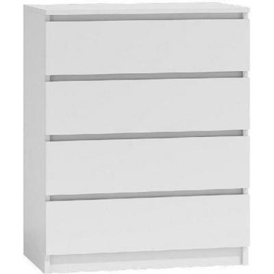 Commode moderne avec 4 tiroirs Malwa M4 - Blanc 