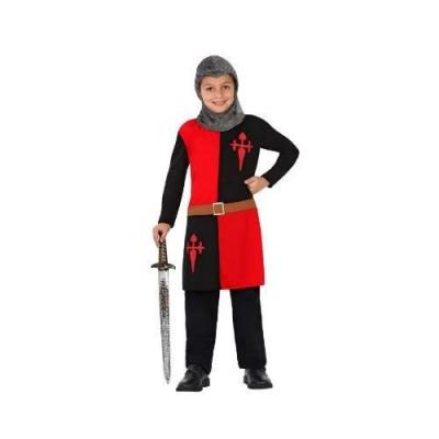 ATOSA D&eacute;guisement pour Enfants Guerrier m&eacute;di&eacute;val (2 Pcs) Taille 7-9 Ans