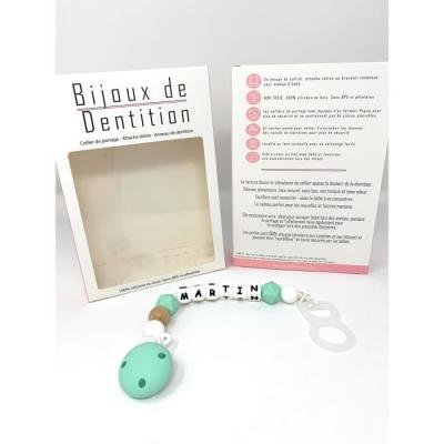  Attache t&eacute;tine personnalis&eacute; - Vert