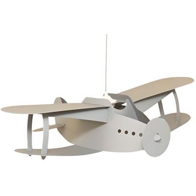 R&M COUDERT R&M Coudert Lampe de Plafond Suspension Chambre Enfant Avion Gris