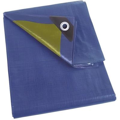 PEREL B&acirc;che - Bleu/Kaki - R&eacute;sistant - 3 x 6 m (110-0306) - 