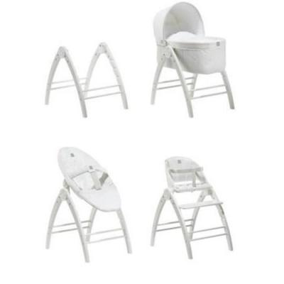 BABYDAN  Berceau+Chaise Longue+Chaise Haute Angel, Blanc