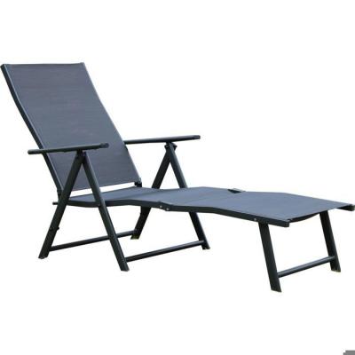 HEVEA  - Bain de soleil pliable aluminium Tumbona Cama