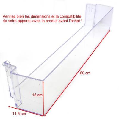 CONTINENTAL EDISON Balconnet bouteilles 600x115x150 mm pour Refrigerateur 