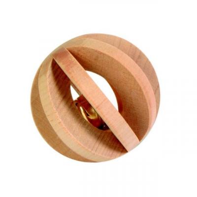 MON ANIMALERIE Balle &Agrave; Lamelles Avec Clochettes, &Oslash; 6 Cm - 