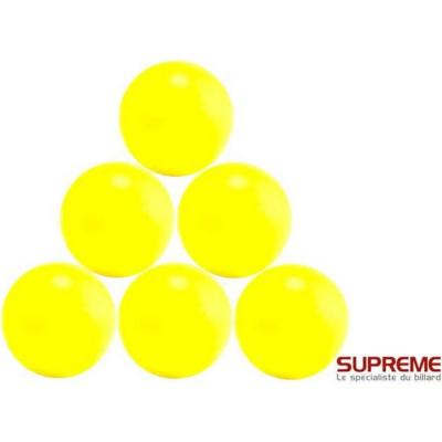 SUPREME Balles Baby Foot Plastique Jaune (Par 10)