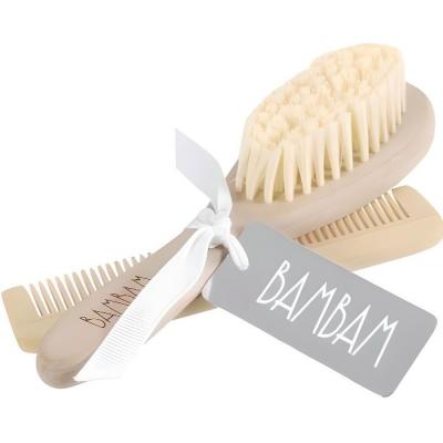 BAMBAM  Brosse et Peigne en bois