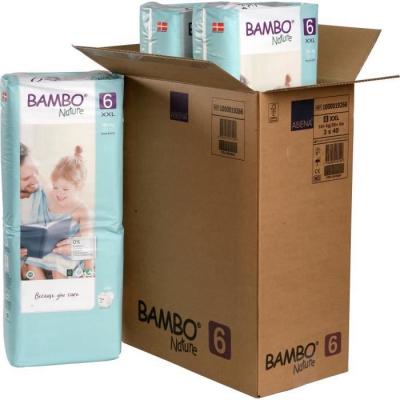 BAMBO NATURE Couches  XL T6 (+16kg) - 3 paquets de 40