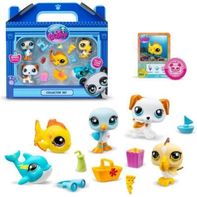 Lot Littlest Pet Shop - Pack Plage et un Single Pet offert