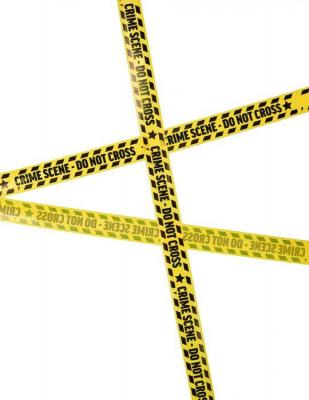 GENERIQUE Banni&egrave;re Sc&egrave;ne de Crime 7m largeur 5.5cm