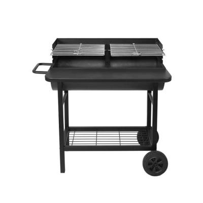 RED DECO barbecue &agrave; charbon 71 x 35.5cm avec chariot - alabama 