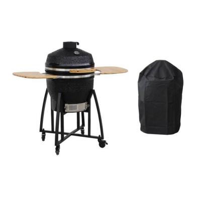 SWEEEK Barbecue charbon en c&eacute;ramique avec housse D55cm