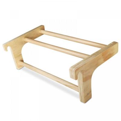 PHYSIONICS  Barre de Traction en bois pour espalier (&eacute;chelle su&eacute;doise)