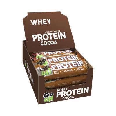 GO ON NUTRITION Bo&icirc;te Protein Bar 20% (24x50g)Cacao Barres Prot&eacute;in&eacute;es