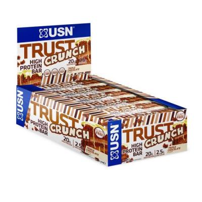 USN  Trust Crunch 12x60g - Barres prot&eacute;in&eacute;es