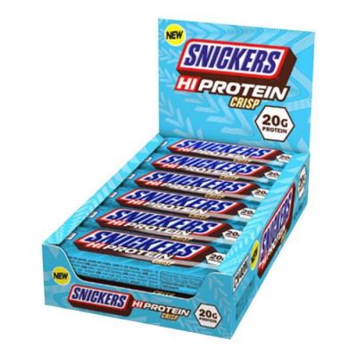 SNICKERS Barres prot&eacute;in&eacute;es  Hi-Protein - Crisp Boite de 12