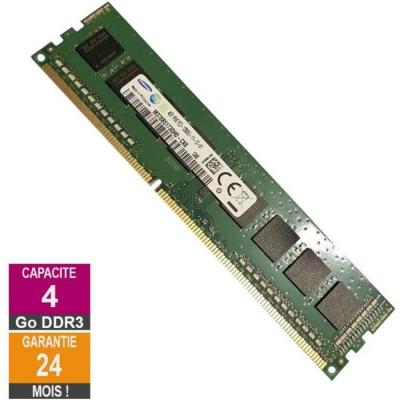 SAMSUNG Barrette M&eacute;moire 4Go RAM DDR3  M378B5173QH0-CK0 DIMM PC3-12800U