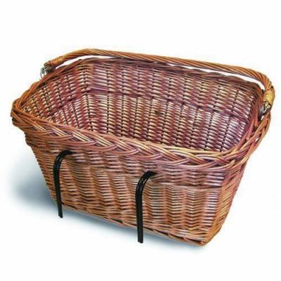 BASIL  panier &agrave; v&eacute;lo Davosavant/arri&egrave;re 29 litres marron