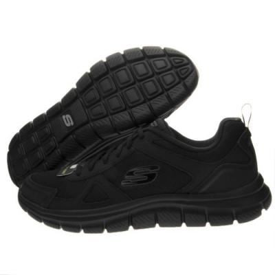 SKECHERS  Track-scloric 52631-bbk, Sneakers Basses Homme, Noir, 41 EU