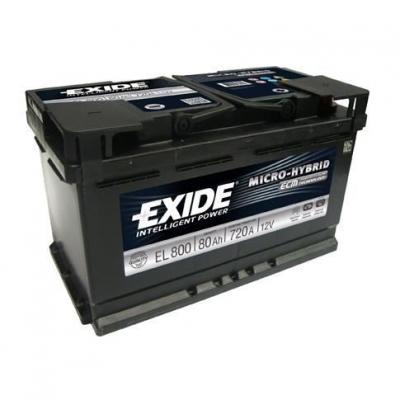 EXIDE Batterie  efb L4 12V 79AH 720A 315X175X190 +d EL800