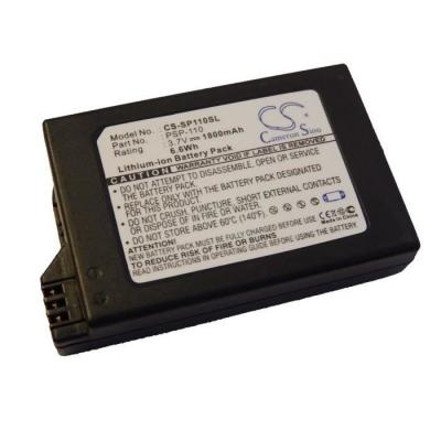  Batterie 1800mAh (3.7V) vhbw pour Sony Playstation Portable PSP-1000, PSP-1000G1, PSP-1000G1W, PSP-1000K, PSP-1000KCW. 