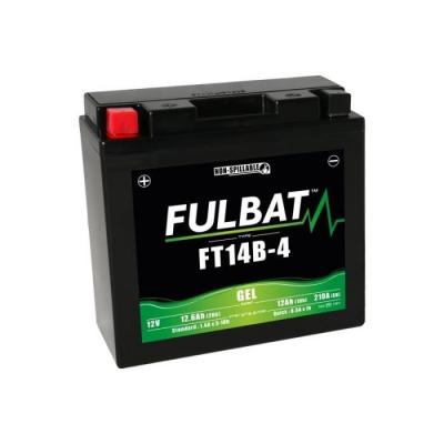 FULBAT Batterie moto Gel YT14B-4 / FT14B-4 12V 12Ah - 