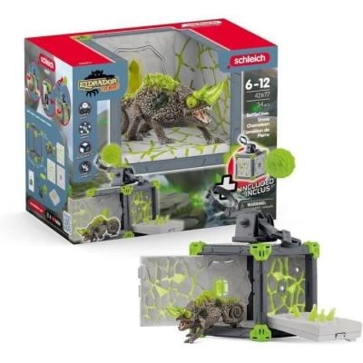 SCHLEICH  Figure Battle Cave Stone Chameleon 42677