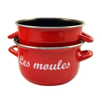 BAUMALU  312875 Marmite &agrave; Moules 24 cm Marquage Rouge