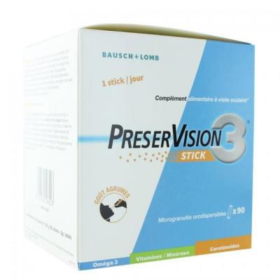 BAUSCH & LOMB PreserVision 3 90 Sticks