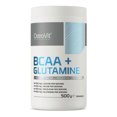 OSTROVIT  100% BCAA + Glutamine 500g Orange - BCAA