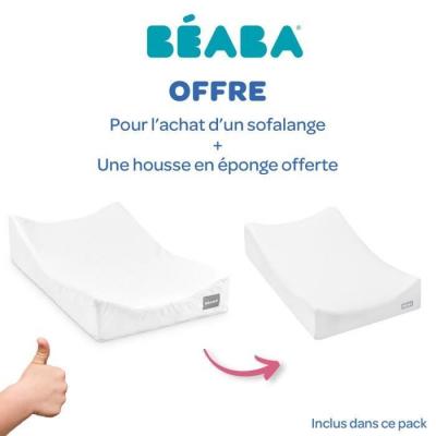  Matelas &agrave; langer Sofalange &ndash; BEABA &ndash; Housse blanche