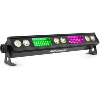 BEAMZ  LSB340 Barre LEDs Multi Effets - 6 x LED 3 Watts blanc, 54 x LED SMD RGB 0.5 Watts, Mode DMX ou auto, Fonction maitre/esclave 